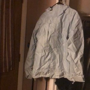 Quicksilver blue men’s jacket size large.